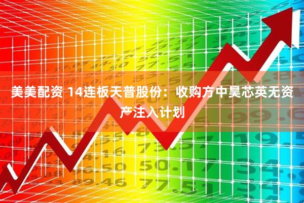 美美配资 14连板天普股份：收购方中昊芯英无资产注入计划